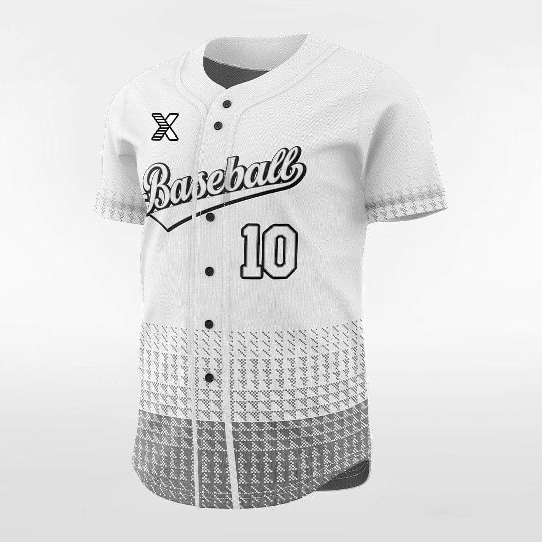 XTeamwear Tall Wall - Customized Men's Sublimated Button Down Baseball Jersey