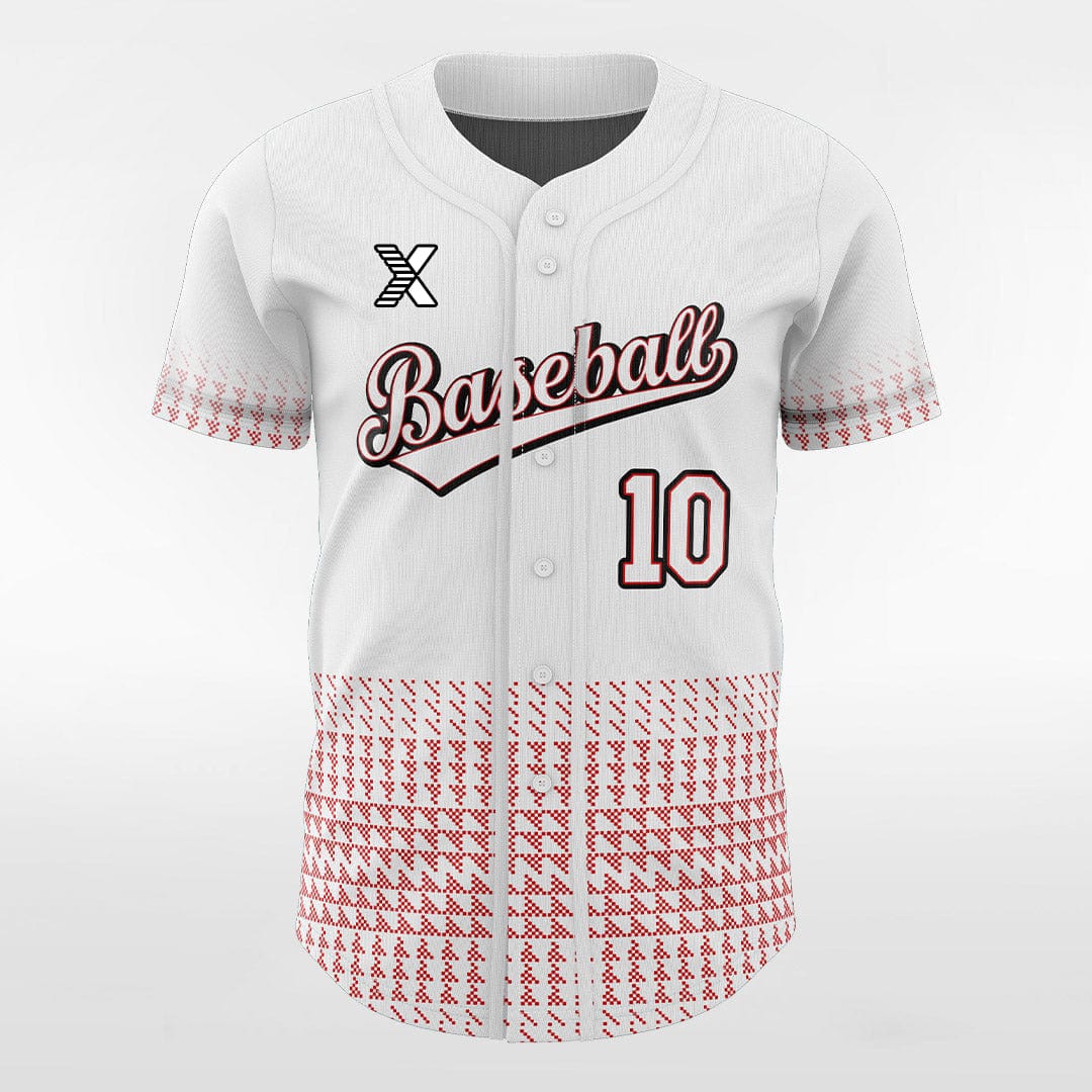XTeamwear Tall Wall - Customized Men's Sublimated Button Down Baseball Jersey