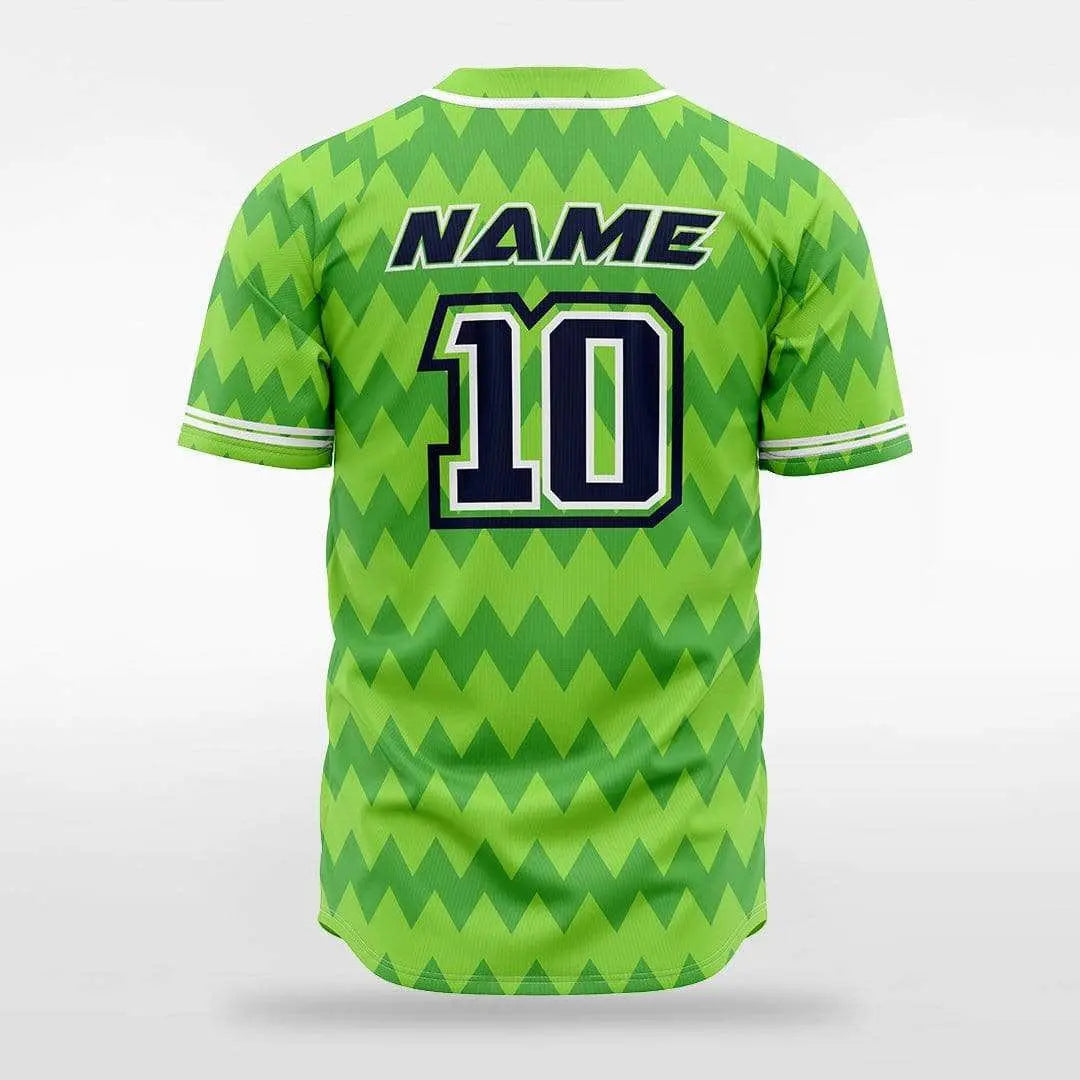 XTeamwear Thunderbird - Customized Men's Sublimated Button Down Baseball Jersey