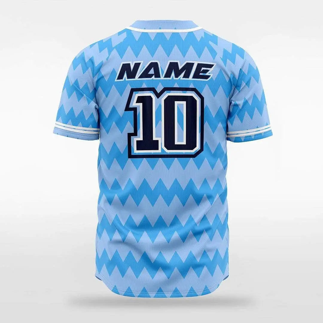 XTeamwear Thunderbird - Customized Men's Sublimated Button Down Baseball Jersey