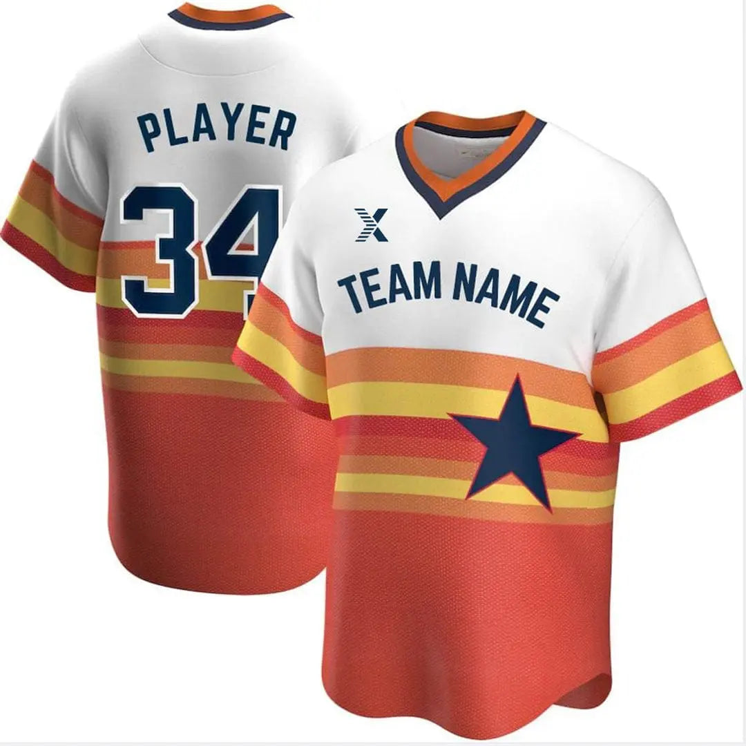 XTeamwear Trek - Customized Men's Sublimated Crewneck Baseball Jersey