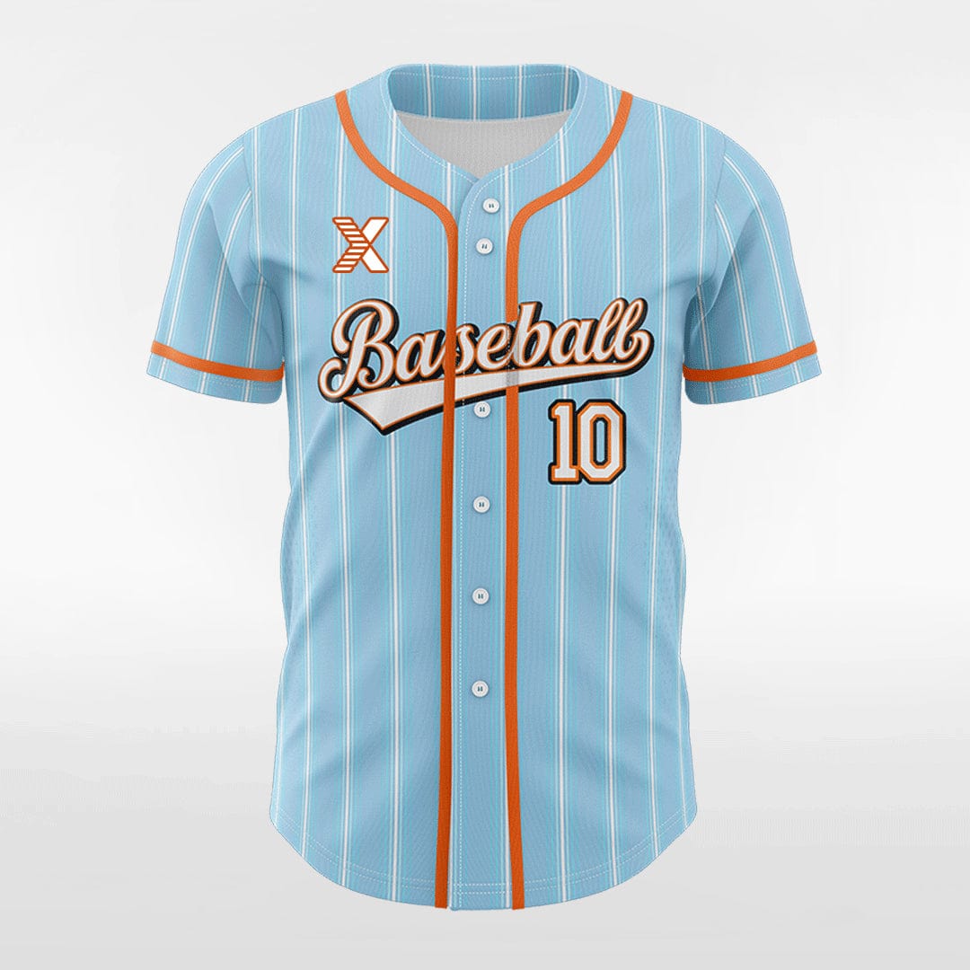 XTeamwear Truman Show - Customized Men's Sublimated Button Down Baseball Jersey