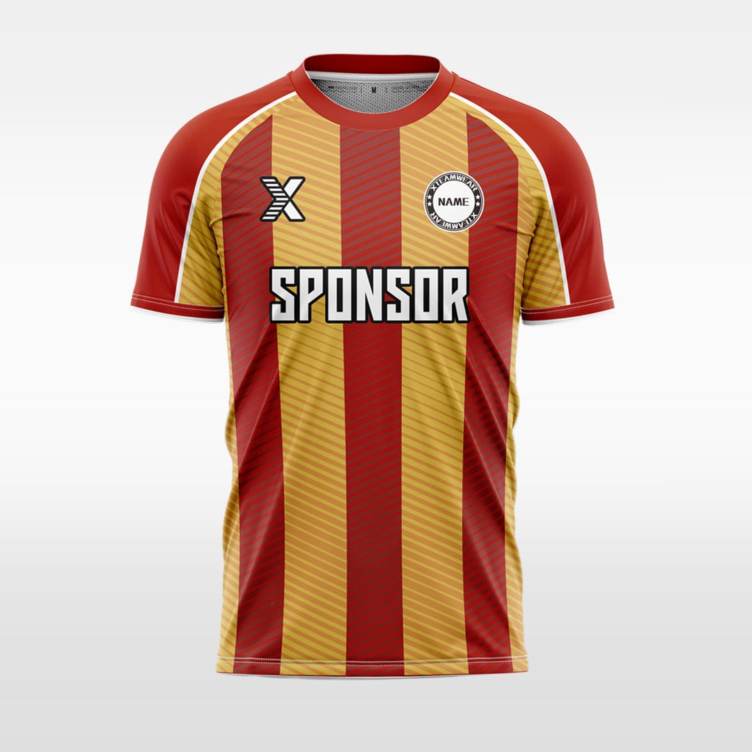 XTeamwear Twill tricolor stripe - Custom Design Soccer Jersey for Men Sublimation