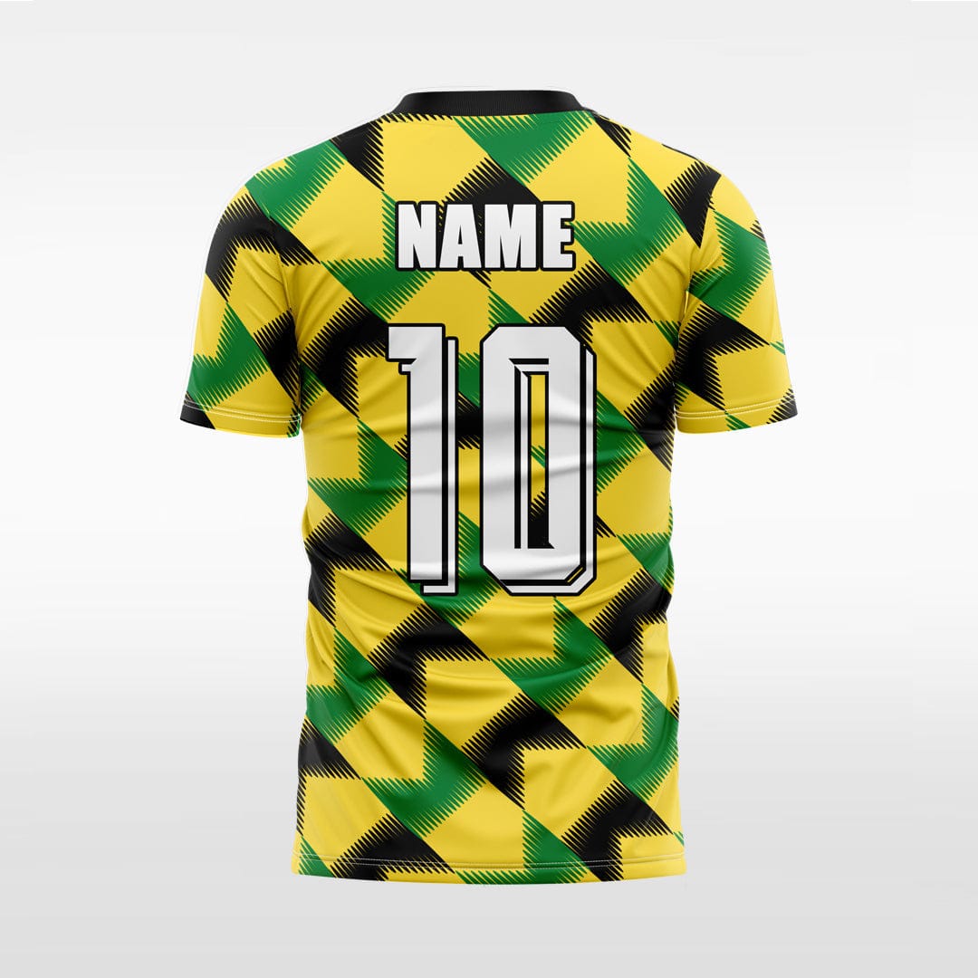 XTeamwear Two-color zebra stripes - Custom Design Soccer Jersey for Men Sublimation