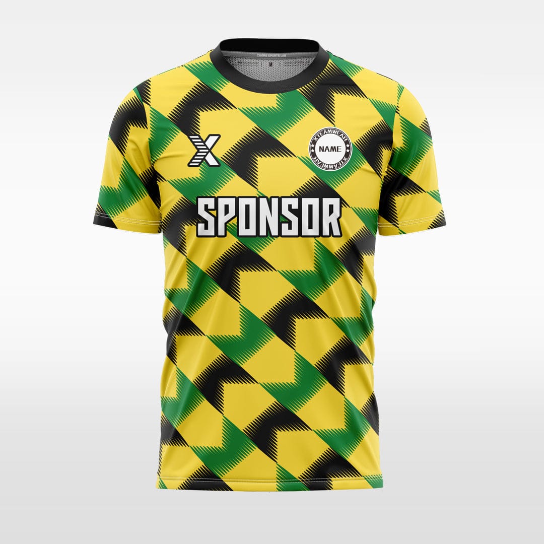 XTeamwear Two-color zebra stripes - Custom Design Soccer Jersey for Men Sublimation