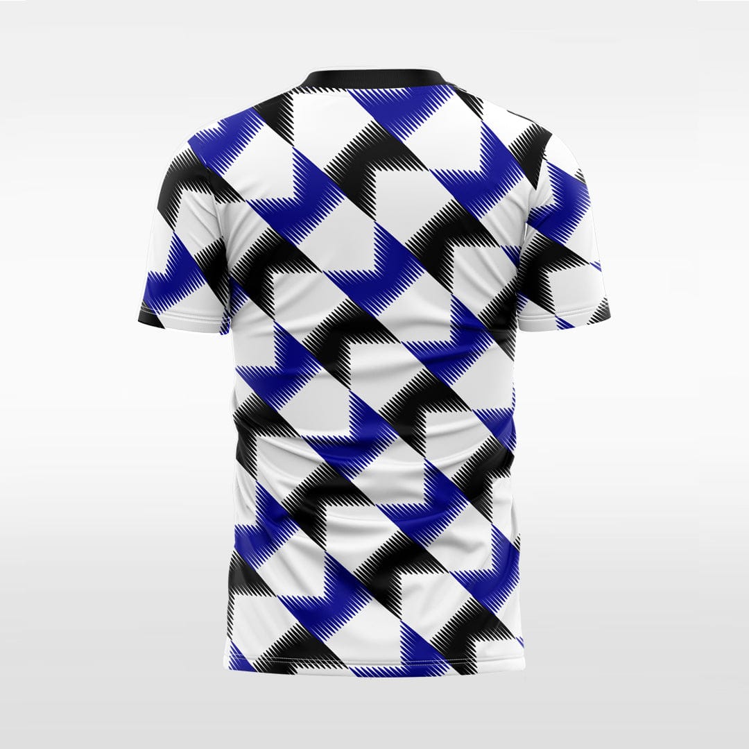 XTeamwear Two-color zebra stripes - Custom Design Soccer Jersey for Men Sublimation