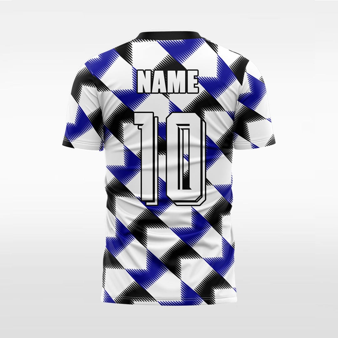 XTeamwear Two-color zebra stripes - Custom Design Soccer Jersey for Men Sublimation