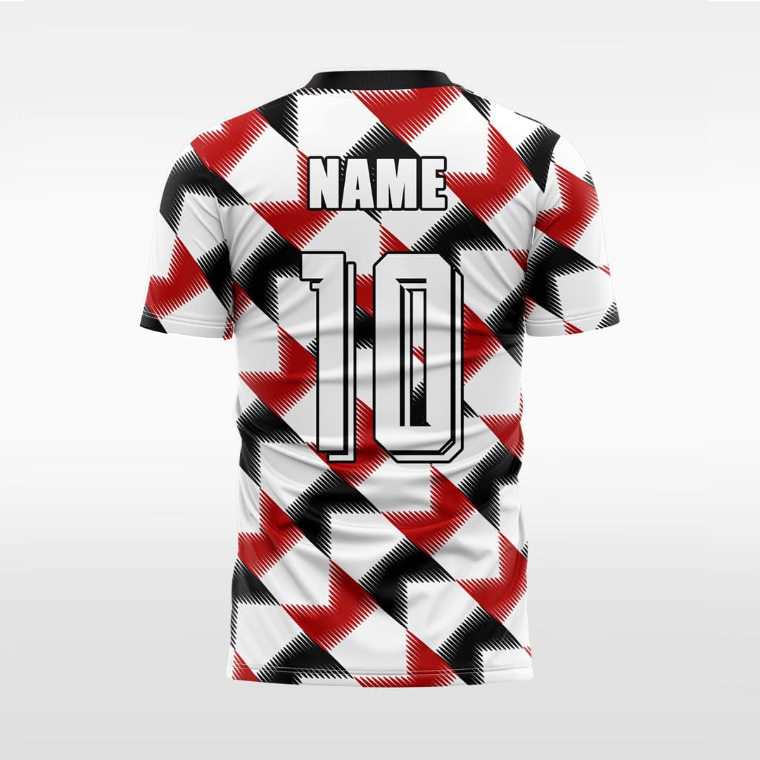 XTeamwear Two-color zebra stripes - Custom Design Soccer Jersey for Men Sublimation
