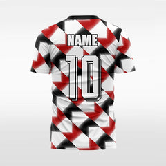 XTeamwear Two-color zebra stripes - Custom Design Soccer Jersey for Men Sublimation