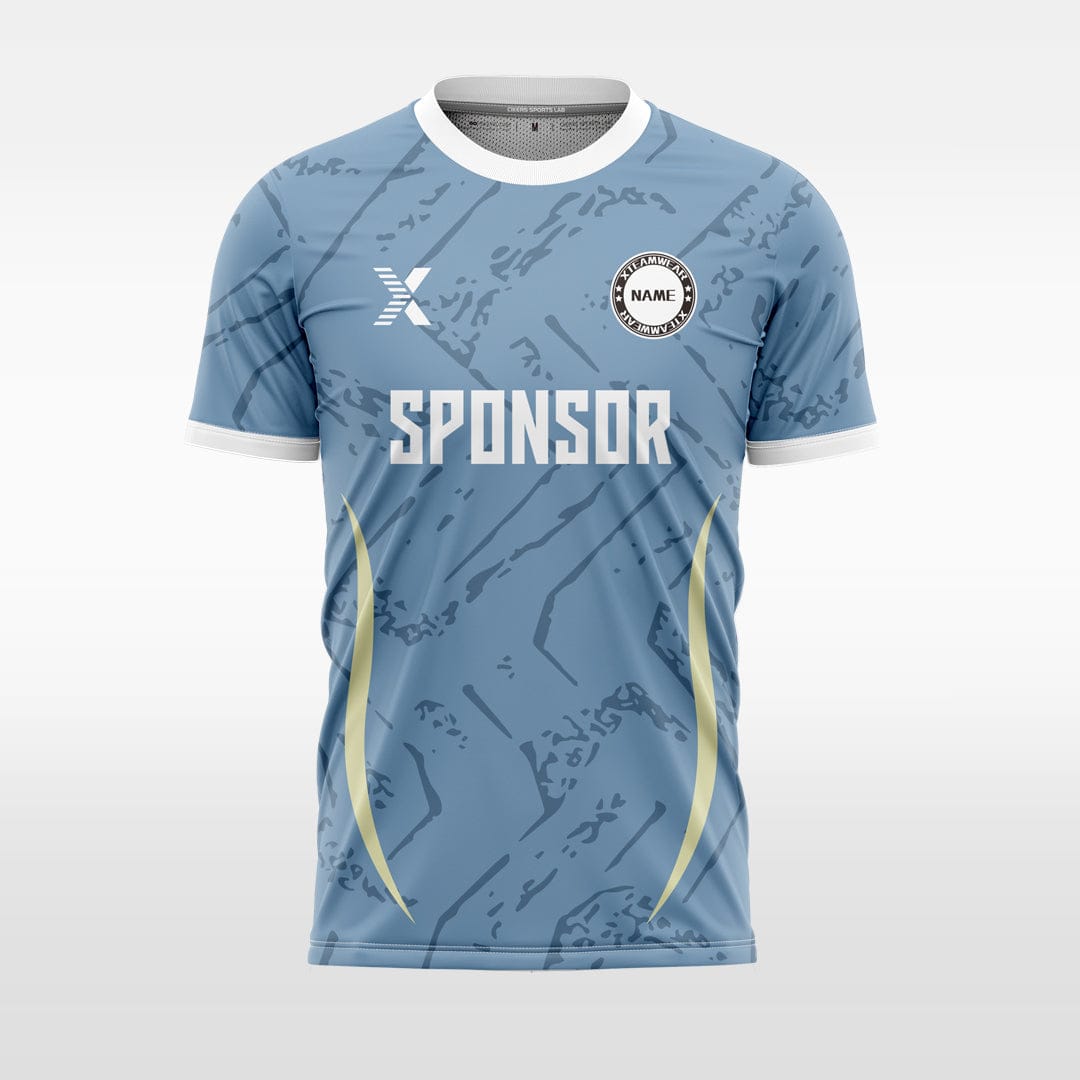 XTeamwear Two crescent-shaped- Custom Design Soccer Jersey for Men Sublimation