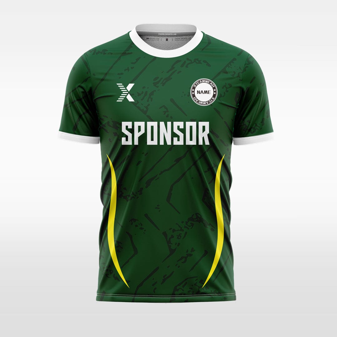 XTeamwear Two crescent-shaped- Custom Design Soccer Jersey for Men Sublimation