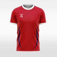 XTeamwear Two crescent-shaped- Custom Design Soccer Jersey for Men Sublimation