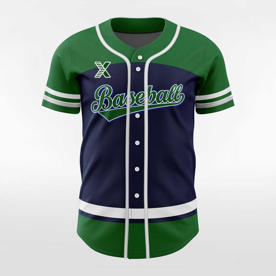 XTeamwear Varanid - Customized Men's Sublimated Button Down Baseball Jersey