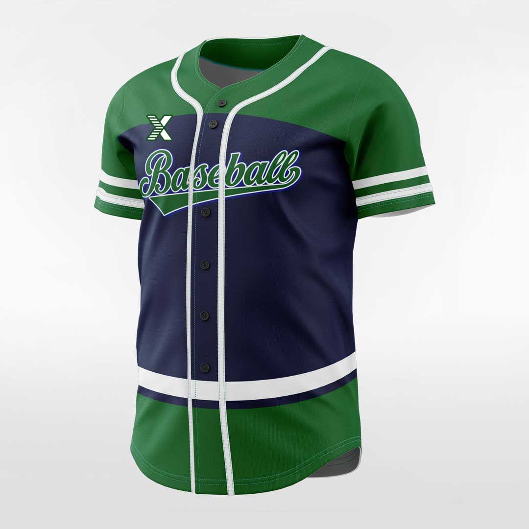 XTeamwear Varanid - Customized Men's Sublimated Button Down Baseball Jersey