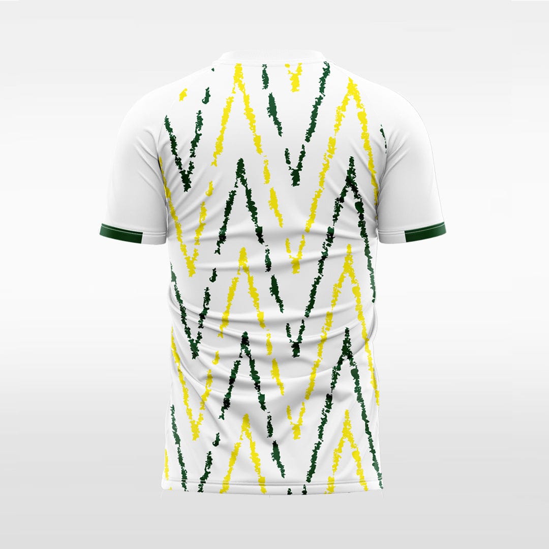 XTeamwear Wavy dashed line - Custom Design Soccer Jersey for Men Sublimation
