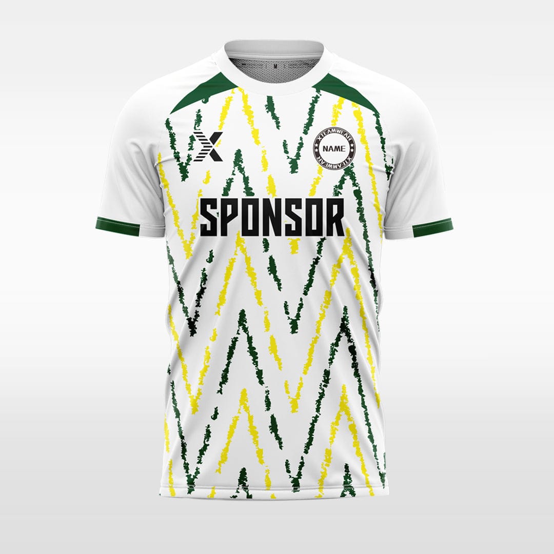 XTeamwear Wavy dashed line - Custom Design Soccer Jersey for Men Sublimation