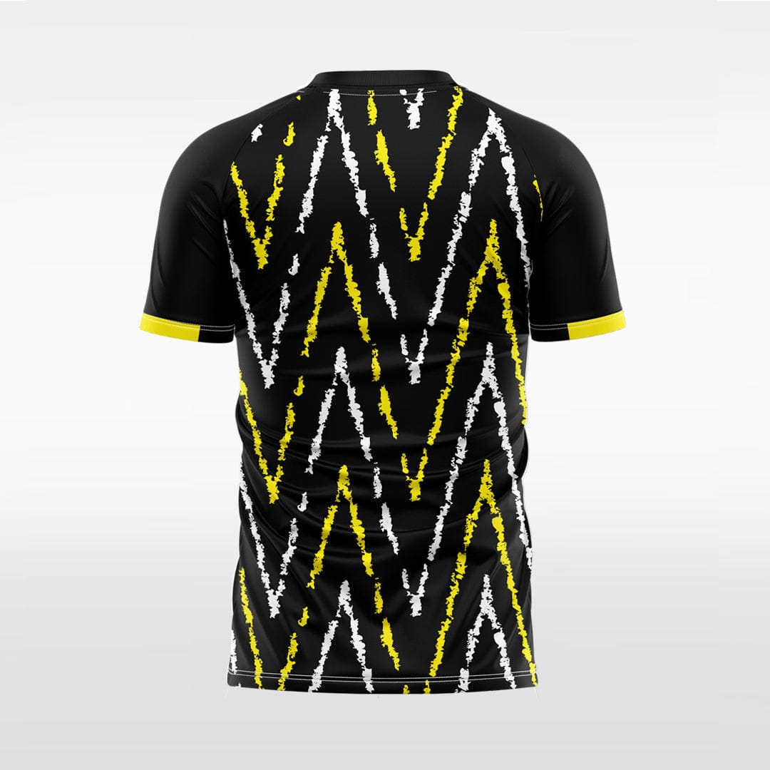 XTeamwear Wavy dashed line - Custom Design Soccer Jersey for Men Sublimation