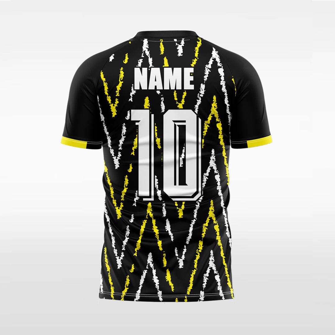 XTeamwear Wavy dashed line - Custom Design Soccer Jersey for Men Sublimation