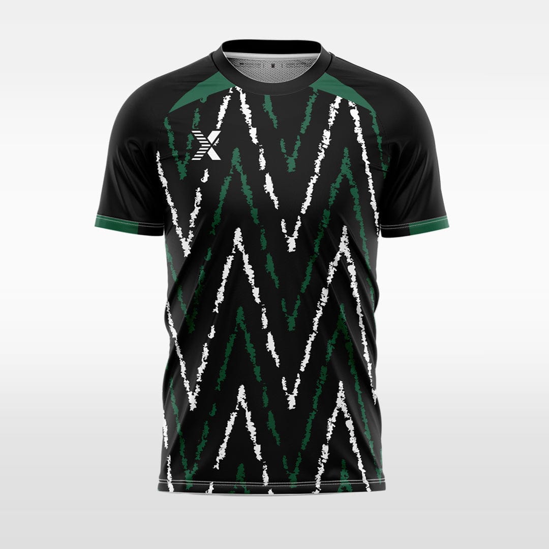 XTeamwear white / S Wavy dashed line - Custom Design Soccer Jersey for Men Sublimation