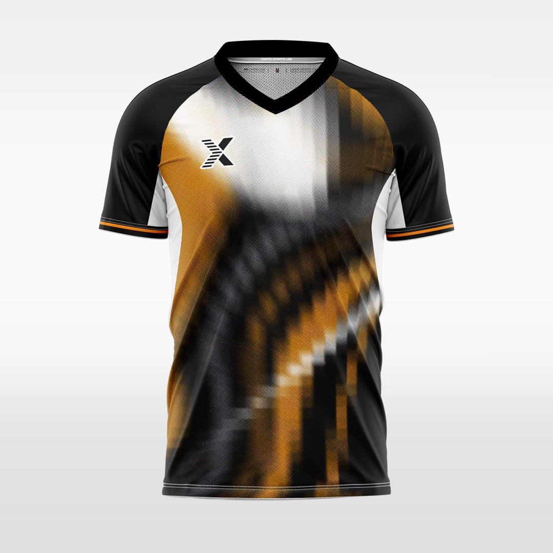 XTeamwear Yellow / S dappled light and shadow - Custom Design Soccer Jersey for Men Sublimation
