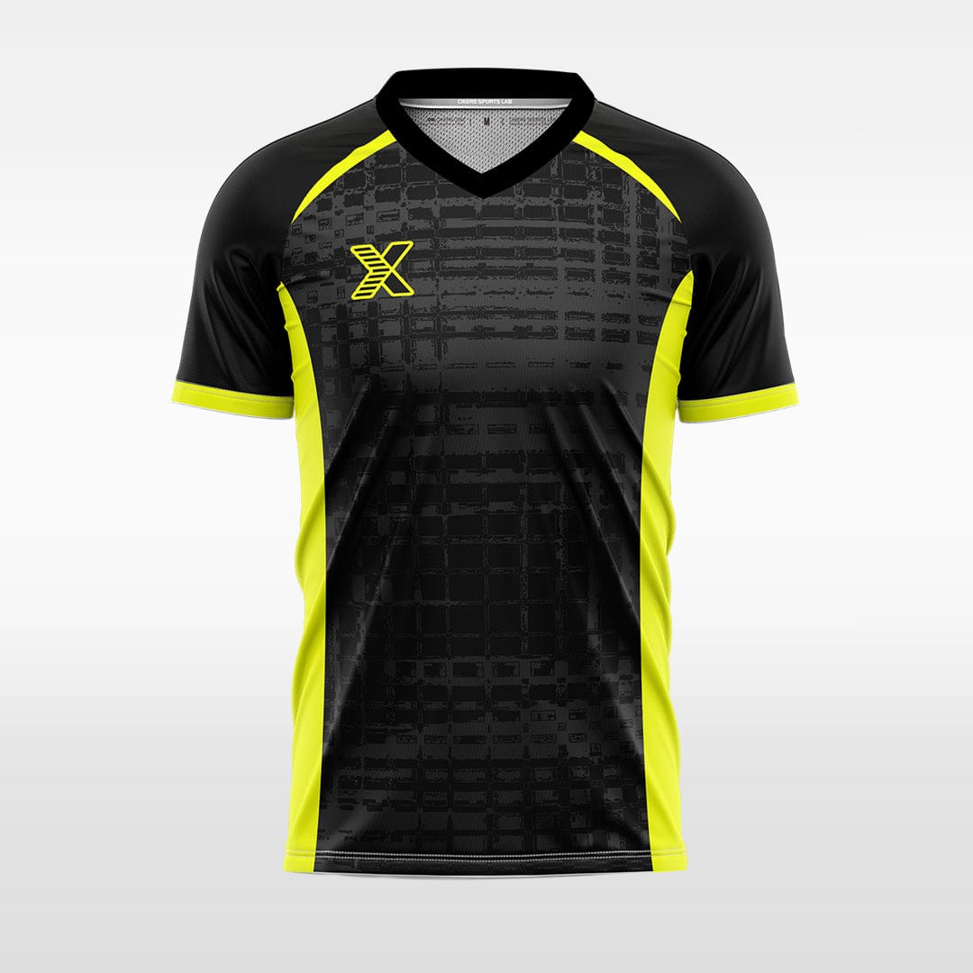 XTeamwear yellow / S Grid Quick - Custom Design Soccer Jersey for Men Sublimation
