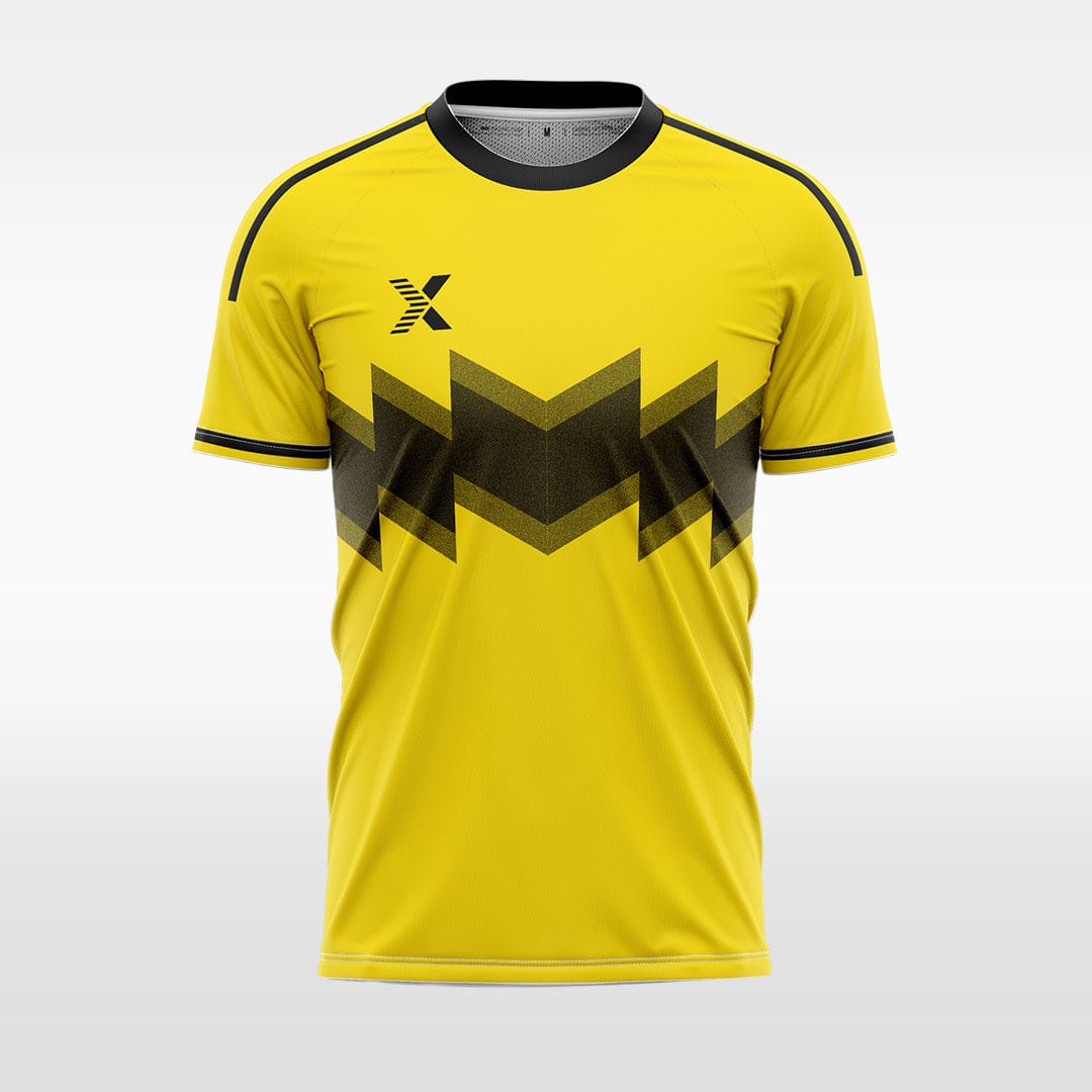 XTeamwear yellow / S Stepped - Custom Design Soccer Jersey for Men Sublimation