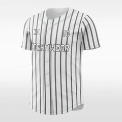 XTeamwear Zebra - Customized Men's Sublimated Button Down Baseball Jersey