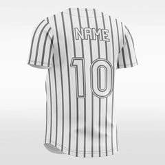 XTeamwear Zebra - Customized Men's Sublimated Button Down Baseball Jersey