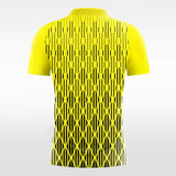 yellow and black short sleeve jersey