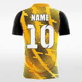 yellow and black soccer jersey