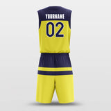 yellow and blue basketball jersey 