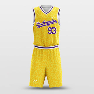 yellow basketball jersey kit