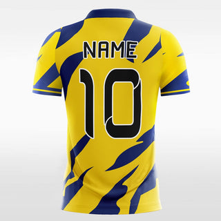 yellow custom handball jersey