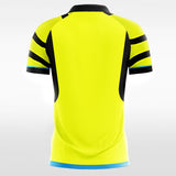 yellow custom short jersey