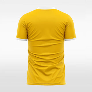 yellow custom sleeve jersey