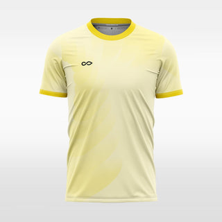 yellow custom soccer jersey for men sublimation