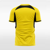 yellow custom soccer jersey for men sublimation