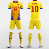 yellow fire soccer jersey