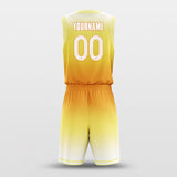 yellow gradient basketball jersey