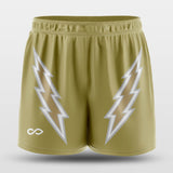 yellow lightning training shorts
