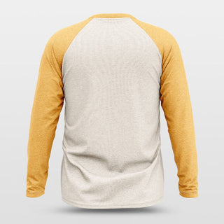 yellow long sleeve basketball jersey