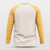 yellow long sleeve basketball jersey