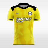 yellow short sleeve soccer jersey