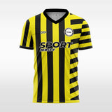 yellow  soccer jersey for men sublimation