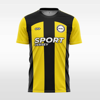 yellow soccer jersey for men sublimation