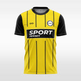 yellow  soccer jersey for men sublimation