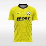 yellow  soccer jersey for men sublimation