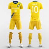 yellow step soccer jersey
