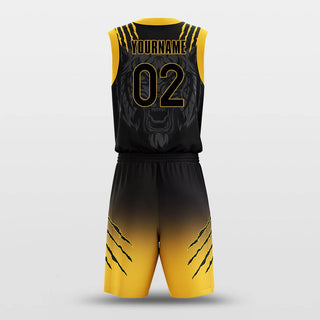 yellow sublimated basketball jersey