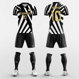 zebra soccer jersey kit